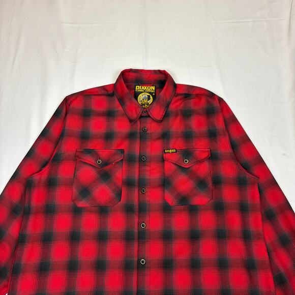 Dixxon Flannel Shirt Men's 2X Fireside Black Rifle Coffee Company Plaid Workwear - Picture 2 of 10